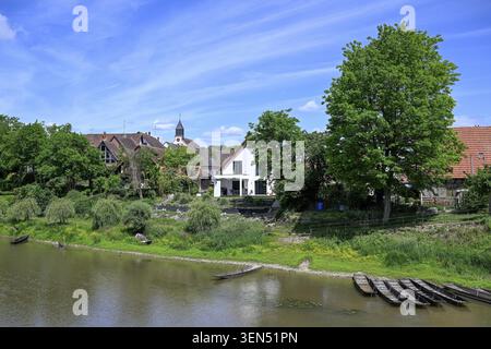 Blick auf Munchhausen im Elsass, Unterrhein-Département, Unterelsässisch, Region Grand Est, Frankreich Stockfoto