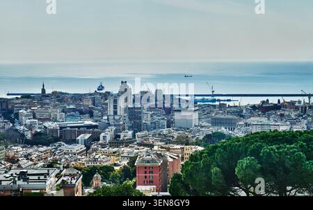 Die historische Hafenstadt Genua (Genua) in Ligurien, Italien, Europa Stockfoto