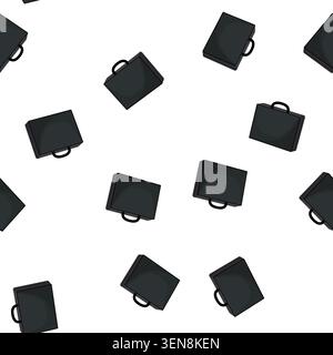 Muster Geschäftsmann Aktentasche Farbe Icon Vektor. Aktentasche für Geschäftsleute. Isolierte Symboldarstellung Stock Vektor