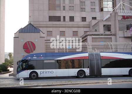 Öffentliche Verkehrsmittel in Texas, USA Stockfoto