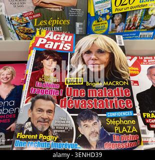 Brigitte Macron Stockfoto