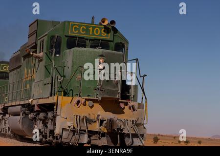 Die eiserne Bahn, eine der längsten der Welt, Mauretanien Stockfoto