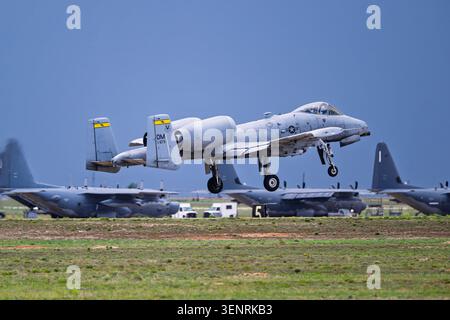 Wings Over Cannon 2026 6-5-2026 Clovis, NM USA US Air Force Fairchild Republic A-10C Luftunterstützung bei der Wings Over Cannon Air Sho Stockfoto