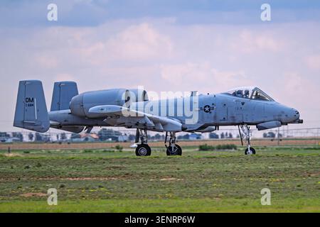 Wings Over Cannon 2026 6-5-2026 Clovis, NM USA US Air Force Fairchild Republic A-10C Luftunterstützung bei der Wings Over Cannon Air Sho Stockfoto