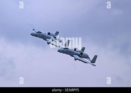 Wings Over Cannon 2026 6-5-2026 Clovis, NM USA US Air Force Fairchild Republic A-10C Luftunterstützung bei der Wings Over Cannon Air Sho Stockfoto