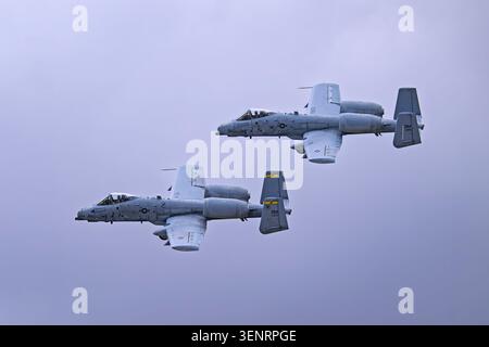 Wings Over Cannon 2026 6-5-2026 Clovis, NM USA US Air Force Fairchild Republic A-10C Luftunterstützung bei der Wings Over Cannon Air Sho Stockfoto