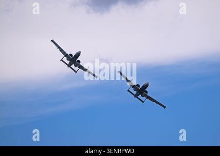 Wings Over Cannon 2026 6-5-2026 Clovis, NM USA US Air Force Fairchild Republic A-10C Luftunterstützung bei der Wings Over Cannon Air Sho Stockfoto