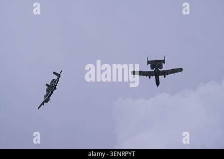 Wings Over Cannon 2026 6-5-2026 Clovis, NM USA US Air Force Fairchild Republic A-10C Luftunterstützung bei der Wings Over Cannon Air Sho Stockfoto