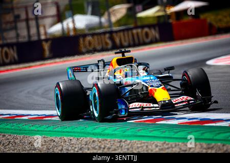IPA85611879 - 41 Arvid Lindblad (GRB), Visa CashApp Racing Bulls, VCARB 03 Red Bull-Ford, während des Grand Prix Barcelona-Catalunya, Barcelona, 11.–14. Juni 2026, Montmeló, Formel-1-Weltmeisterschaft 2026. Stockfoto