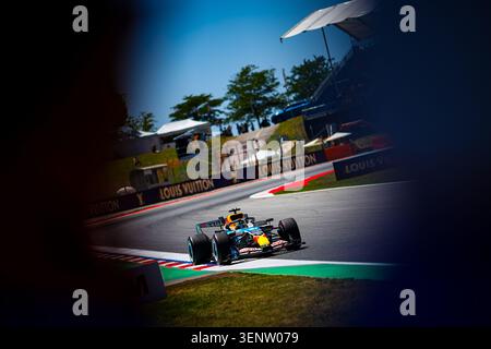 IPA85612597 - 41 Arvid Lindblad (GRB), Visa CashApp Racing Bulls, VCARB 03 Red Bull-Ford, während des Grand Prix Barcelona-Catalunya, Barcelona, 11.–14. Juni 2026, Montmeló, Formel-1-Weltmeisterschaft 2026. Stockfoto