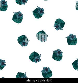 Muster traditioneller Turban-indischer Zeichentrickfilm. Traditioneller Turban-indianer-Zeichenvektor Stock Vektor
