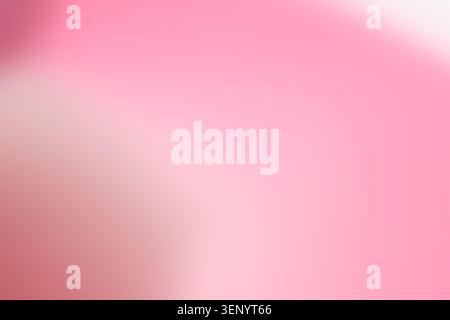 Abstrakter, verschwommener Hintergrund mit rosa und lila Tönen und glatter Textur. Stockfoto