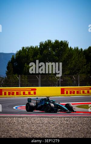 IPA85635847 - 18 Lance Walk (CAN), Aramco Aston Martin Honda AMR26, während des Grand Prix Barcelona-Catalunya, Barcelona, 11.–14. Juni 2026, Montmeló, Formel-1-Weltmeisterschaft 2026. Stockfoto