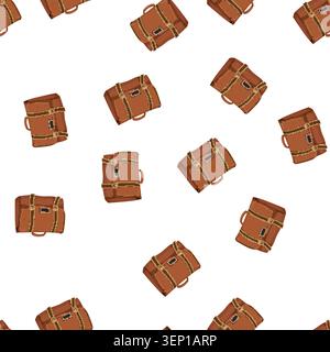 Muster Job Aktenkoffer Farbe Symbol Vektor. Schild für den Job-Aktenkoffer. Isolierte Symboldarstellung Stock Vektor