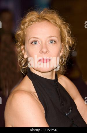 Katja Riemann, Schauspielerin, zu Gast in der NDR-Talkshow in Hamburg am 28.03.2008. Stockfoto
