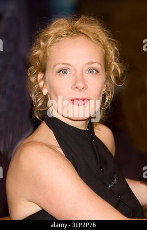 Katja Riemann, Schauspielerin, zu Gast in der NDR-Talkshow in Hamburg am 28.03.2008. Stockfoto