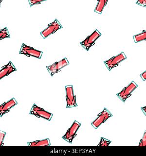 Cartoon mit Retro-Cocktailcharakter. Bier Hand, Glas trinken, Poster Soda Retro Cocktail Zeichen Vektor Stock Vektor