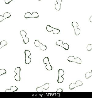 Schutzbrille mit transparenten Gläsern und stabilem Rahmen, unverzichtbare psa zum Schutz der Augen vor Spritzern, Staub und Ablagerungen in der Medizin, im Labor Stock Vektor