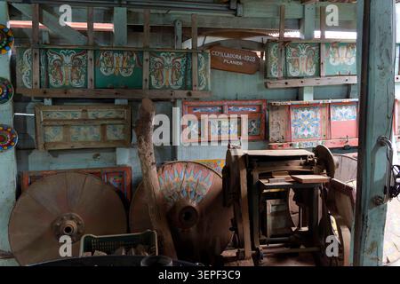 Wagenfabrik, Fábrica de Carretas, Sarchí Norte, Provinz Alajuela, Costa Rica, Zentralamerika Stockfoto