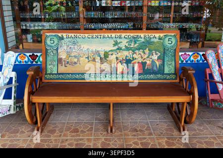 Wagenfabrik, Fábrica de Carretas, Sarchí Norte, Provinz Alajuela, Costa Rica, Zentralamerika Stockfoto