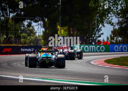 IPA85692700 - 41 Arvid Lindblad (GRB), Visa CashApp Racing Bulls, VCARB 03 Red Bull-Ford, während des Grand Prix Barcelona-Catalunya, Barcelona, 11.–14. Juni 2026, Montmeló, Formel-1-Weltmeisterschaft 2026. Stockfoto
