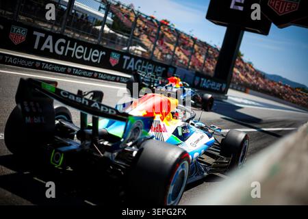 IPA85693008 - 41 Arvid Lindblad (GRB), Visa CashApp Racing Bulls, VCARB 03 Red Bull-Ford, während des Grand Prix Barcelona-Catalunya, Barcelona, 11.–14. Juni 2026, Montmeló, Formel-1-Weltmeisterschaft 2026. Stockfoto