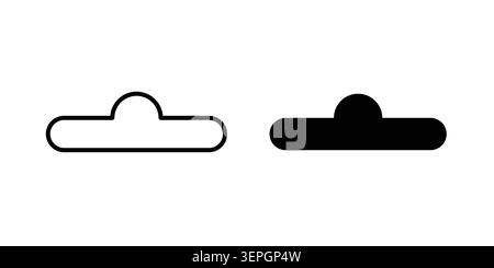 Design-Kollektion mit Euro Hook Icon Concept-Logo. Stock Vektor