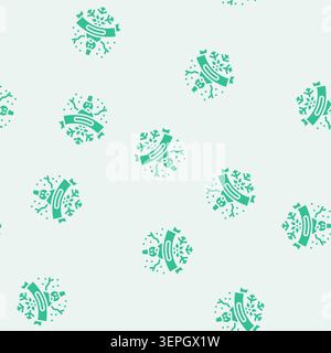 Winter Karneval Winter Vektor Glyphe nahtloses Muster Winter Karneval Winter Zeichen Illustration Stock Vektor