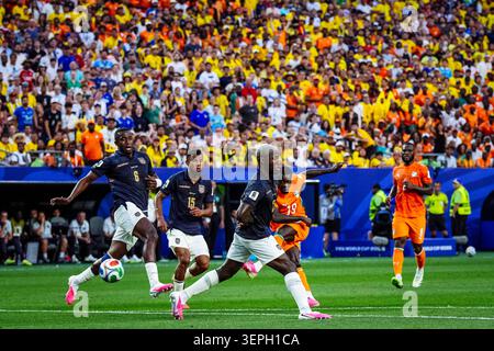 Nicolas Pepe von der Elfenbeinküste während eines Gruppenspiels der FIFA Männer-Weltmeisterschaft 2026 zwischen der Elfenbeinküste und Ecuador am 14. Juni 2026 im Philadelphia Stadium in Philadelphia. Richard Callis / Fotoarena (Richard Callis / SPP) Stockfoto