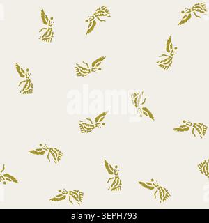 Eis Skulptur Winter Vektor Glyphe nahtlose Muster Eis Skulptur Winter Zeichen Illustration Stock Vektor