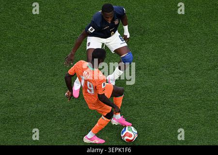 IPA85715037: Nicolas PEPE (Elfenbeinküste) im Spiel der Gruppe E zwischen der Elfenbeinküste und Ecuador bei der FIFA Fussball-Weltmeisterschaft in Philadelphia, USA, am 14. Juni 2026 Stockfoto