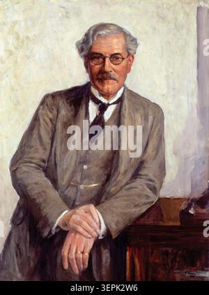 Ramsay MacDonald. Porträtgemälde in Öl auf Leinwand des britischen Staatsmannes und Politikers James Ramsay MacDonald (1866–1937), zweimal Premierminister des Vereinigten Königreichs, zuerst 1924 und wieder 1929–1935, von Sir John Lavery, 1931 Stockfoto