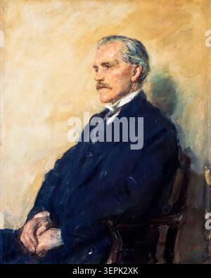 Ramsay MacDonald. Porträtgemälde in Öl auf Leinwand des britischen Staatsmannes und Politikers James Ramsay MacDonald (1866–1937), zweimal Premierminister des Vereinigten Königreichs, zuerst 1924 und wieder 1929–1935, von Ambrose McEvoy, 1926 Stockfoto