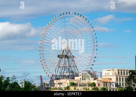 Cosmo Clock 21 Riesenrad in Yokohama Cosmo World, Yokohama, Japan Stockfoto