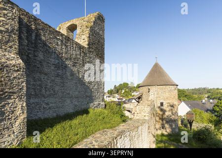 Burgruine Elsterberg, Vogtland, Sachsen, Deutschland Stockfoto