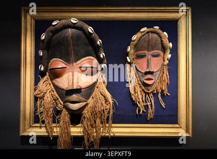 Dan Ritual Maske Afrika -- Ende 19. - Anfang 20. Jahrhundert Stockfoto