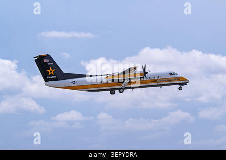 Wings Over Cannon 2026 6-6-2026 Clovis, NM US Army Bombardier C-147A 17-01609 auf der Wings Over Cannon Air Show in der Cannon AFB New Mexico Stockfoto