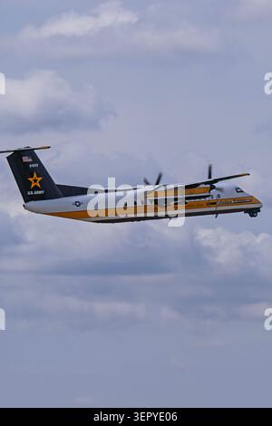 Wings Over Cannon 2026 6-6-2026 Clovis, NM US Army Bombardier C-147A 17-01609 auf der Wings Over Cannon Air Show in der Cannon AFB New Mexico Stockfoto