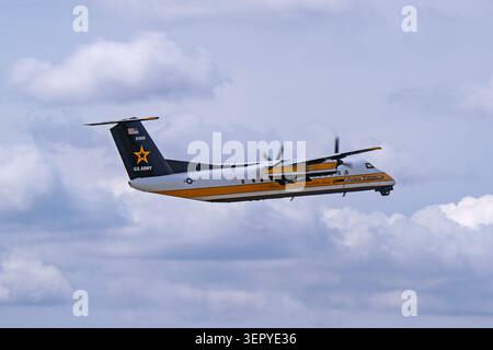 Wings Over Cannon 2026 6-6-2026 Clovis, NM US Army Bombardier C-147A 17-01609 auf der Wings Over Cannon Air Show in der Cannon AFB New Mexico Stockfoto