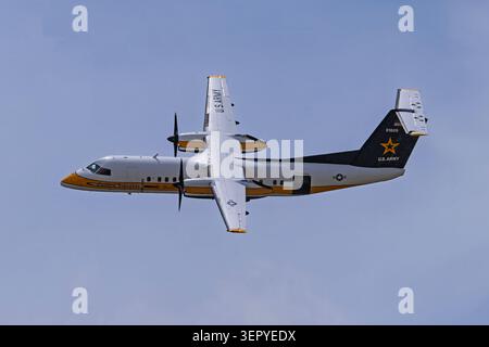 Wings Over Cannon 2026 6-6-2026 Clovis, NM US Army Bombardier C-147A 17-01609 auf der Wings Over Cannon Air Show in der Cannon AFB New Mexico Stockfoto