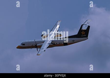 Wings Over Cannon 2026 6-6-2026 Clovis, NM US Army Bombardier C-147A 17-01609 auf der Wings Over Cannon Air Show in der Cannon AFB New Mexico Stockfoto