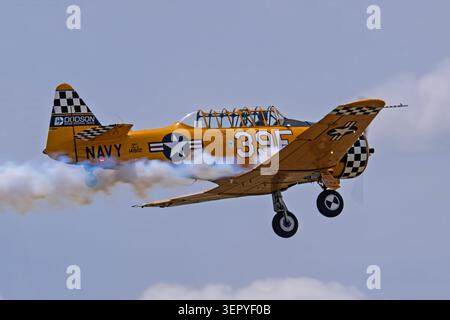 Wings Over Cannon 2026 6-6-2026 Clovis, NM USA Jeff Shetterly in seinem nordamerikanischen T-6 Texan bei der Wings Over Cannon Air Show in Cannon Stockfoto