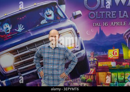 Februar 2020, Roma, RM, Italien: Dan Scanlon, regisseur des Zeichentrickfilms „Onward - Beyond the Magic“ während des Fotoaufrufs der Präsentation des Films, der in Italien veröffentlicht werden soll. (Kreditbild: © Gennaro Leonardi/ZUMA Press Wire) NUR REDAKTIONELLE VERWENDUNG! Nicht für kommerzielle ZWECKE! Stockfoto