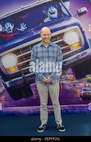 Februar 2020, Roma, RM, Italien: Dan Scanlon, regisseur des Zeichentrickfilms „Onward - Beyond the Magic“ während des Fotoaufrufs der Präsentation des Films, der in Italien veröffentlicht werden soll. (Kreditbild: © Gennaro Leonardi/ZUMA Press Wire) NUR REDAKTIONELLE VERWENDUNG! Nicht für kommerzielle ZWECKE! Stockfoto
