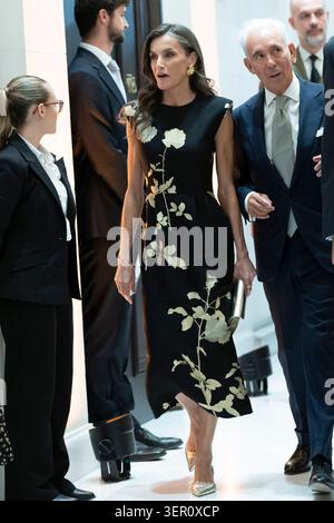 Königin Letizia von Spanien nimmt am 16. Juni 2026 in Madrid, Spanien, am 25. Jahrestag des „El Confidencial“ im Hotel Mandarin Oriental Ritz Teil Stockfoto