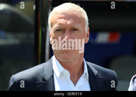 Didier Deschamps, Cheftrainer Frankreichs Porträt vor dem Spiel der Gruppe I der FIFA-Weltmeisterschaft 2026 zwischen Frankreich und Senegal am 16. Juni 2026 im New York New Jersey Stadium in East Rutherford, USA. Stockfoto