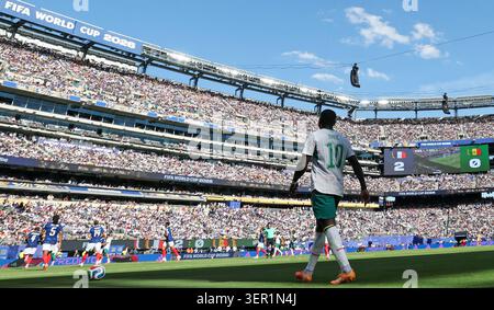 New York, USA. Juni 2026. Sadio Mane aus Senegal ist beim Spiel der Gruppe I zwischen Frankreich und Senegal bei der FIFA Fussball-Weltmeisterschaft 2026 im New York New Jersey Stadium in New York, USA, am 16. Juni 2026 zu sehen. Quelle: Cao Can/Xinhua/Alamy Live News Stockfoto