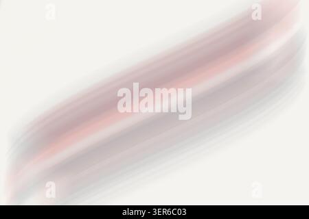 Ein sanfter abstrakter Hintergrund mit sanften Pastellwellen, die diagonal über den Rahmen fließen, sorgt für eine glatte und minimalistische Ästhetik. Stockfoto