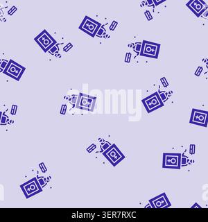Feministische Aktivistin Feminismus Frau Vektor Glyphe nahtloses Muster feministische Aktivistin Feminismus Frau Zeichen Illustration Stock Vektor