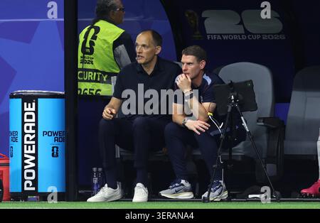 Arlington, Vereinigte Staaten Von Amerika. Juni 2026. TEXAS, USA, 17. Juni: Thomas Tuchel Trainer der englischen Nationalmannschaft beim Spiel der FIFA-Weltmeisterschaft 2026 in Gruppe L zwischen England und Kroatien im Dallas Stadium, Arlington, Texas, am 17. Juni. (Foto von DC Photo/Crystal Pix) Credit: SPP Sport Press Photo. /Alamy Live News Stockfoto